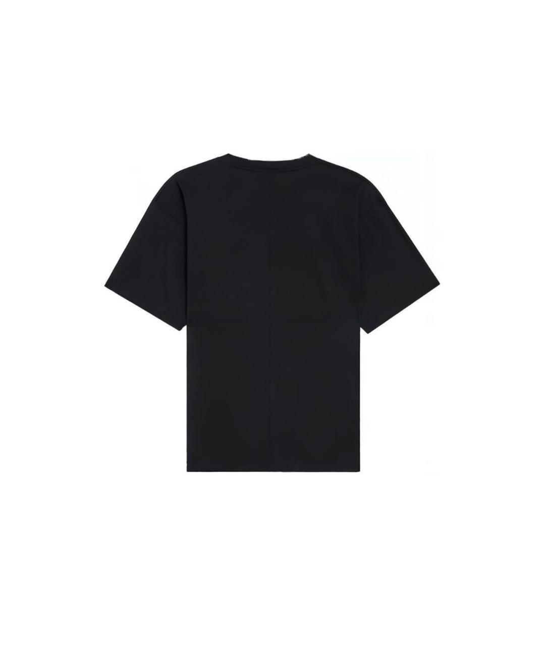 CELINE Черная футболка, фото 2