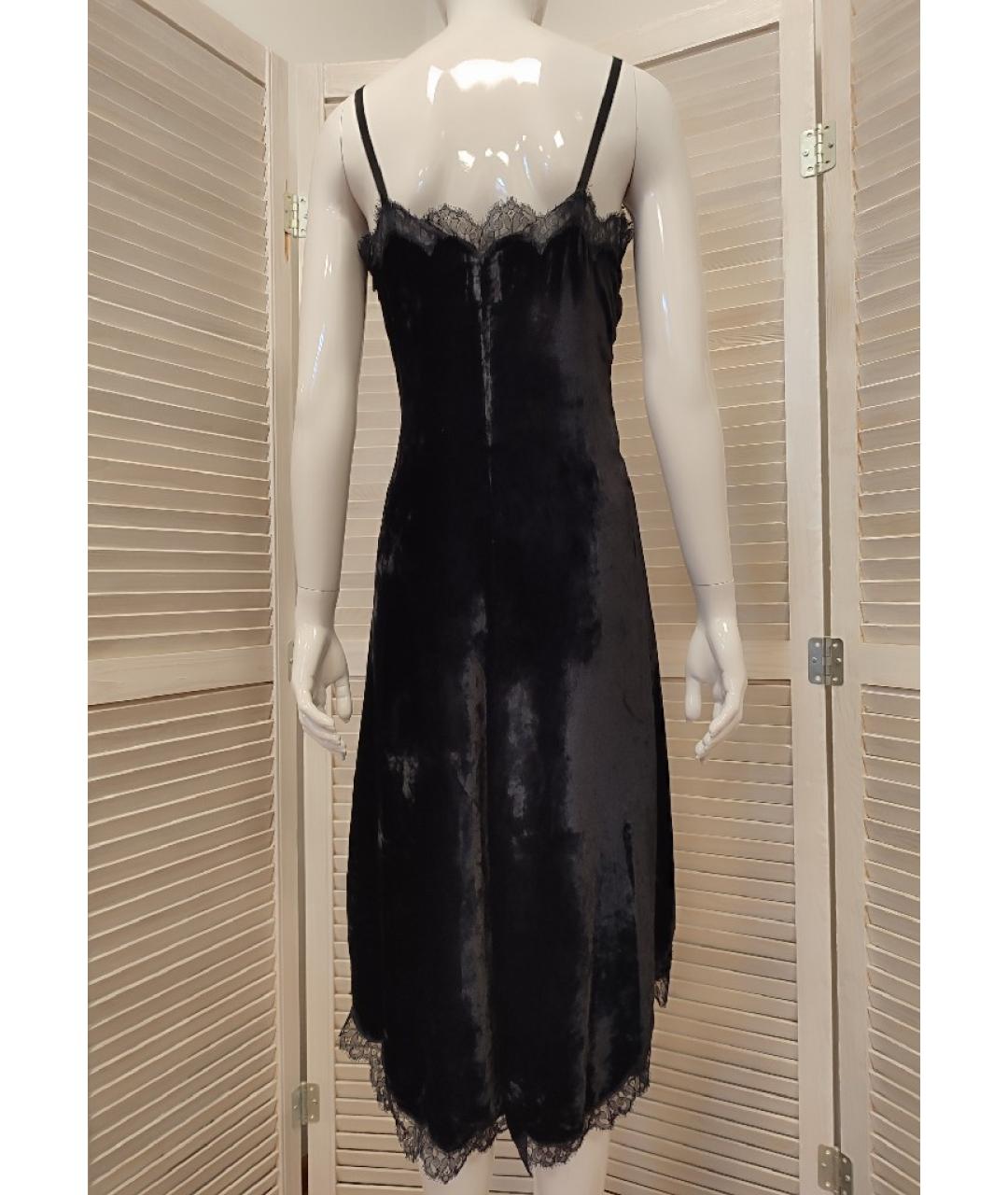 GUCCI Черное вискозное коктейльное платье, фото 2