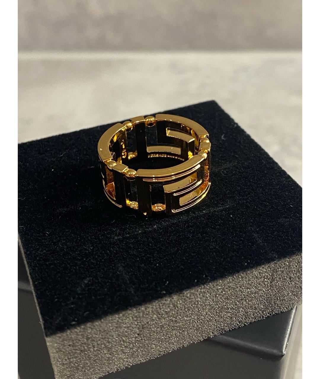 VERSACE Золотое латунное кольцо, фото 2