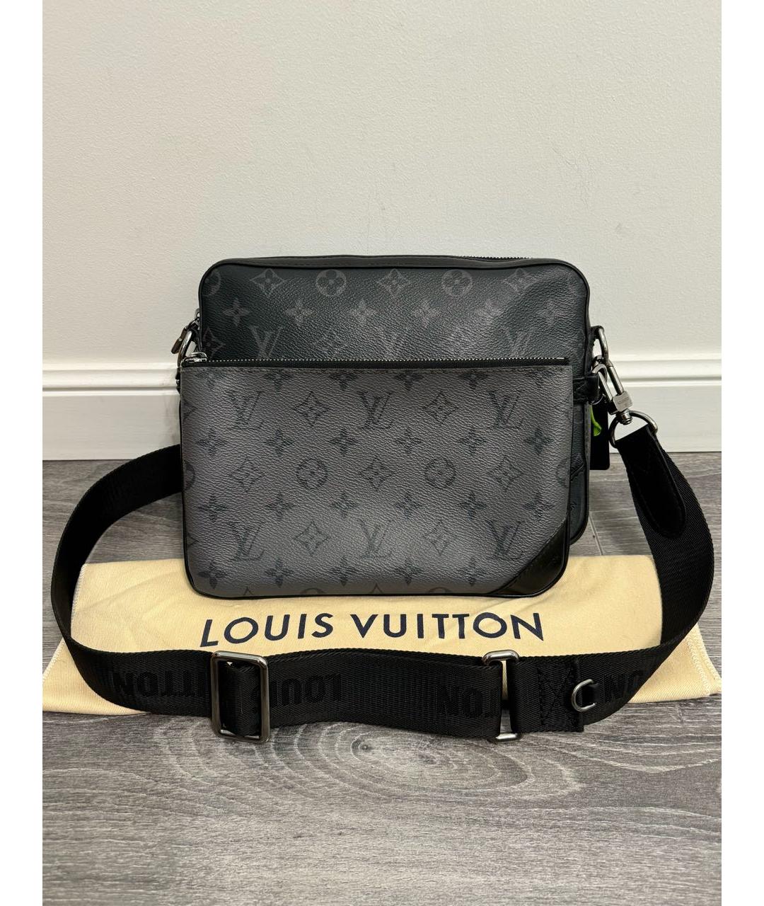 LOUIS VUITTON Черная сумка на плечо, фото 9