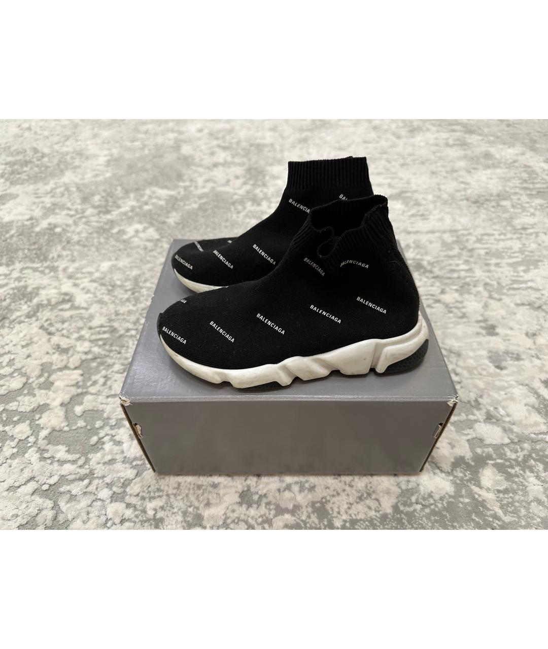 BALENCIAGA KIDS Черные кеды, фото 5