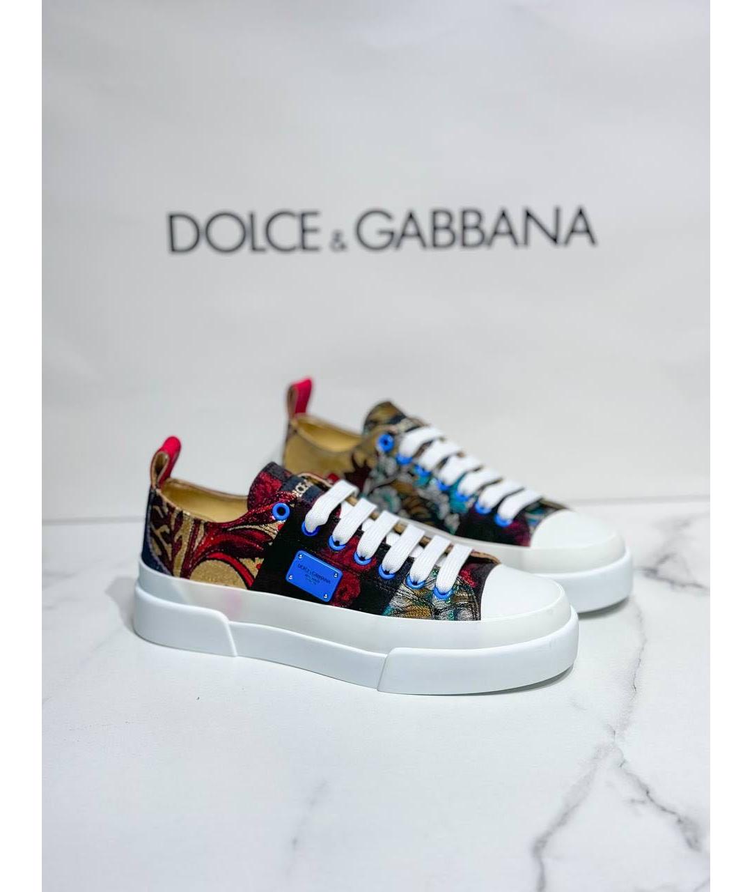 DOLCE&GABBANA Мульти кеды, фото 3