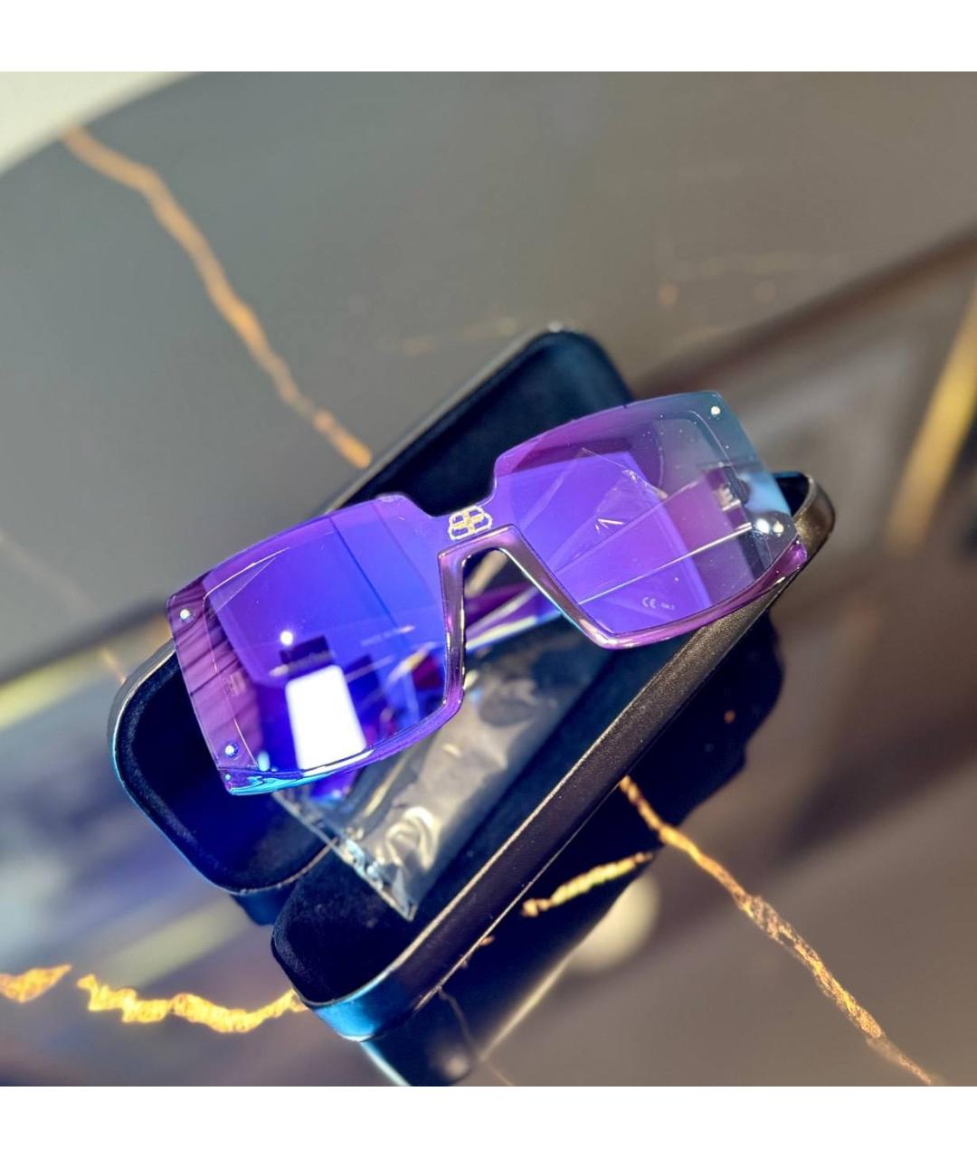 BALENCIAGA Фиолетовые солнцезащитные очки, фото 4