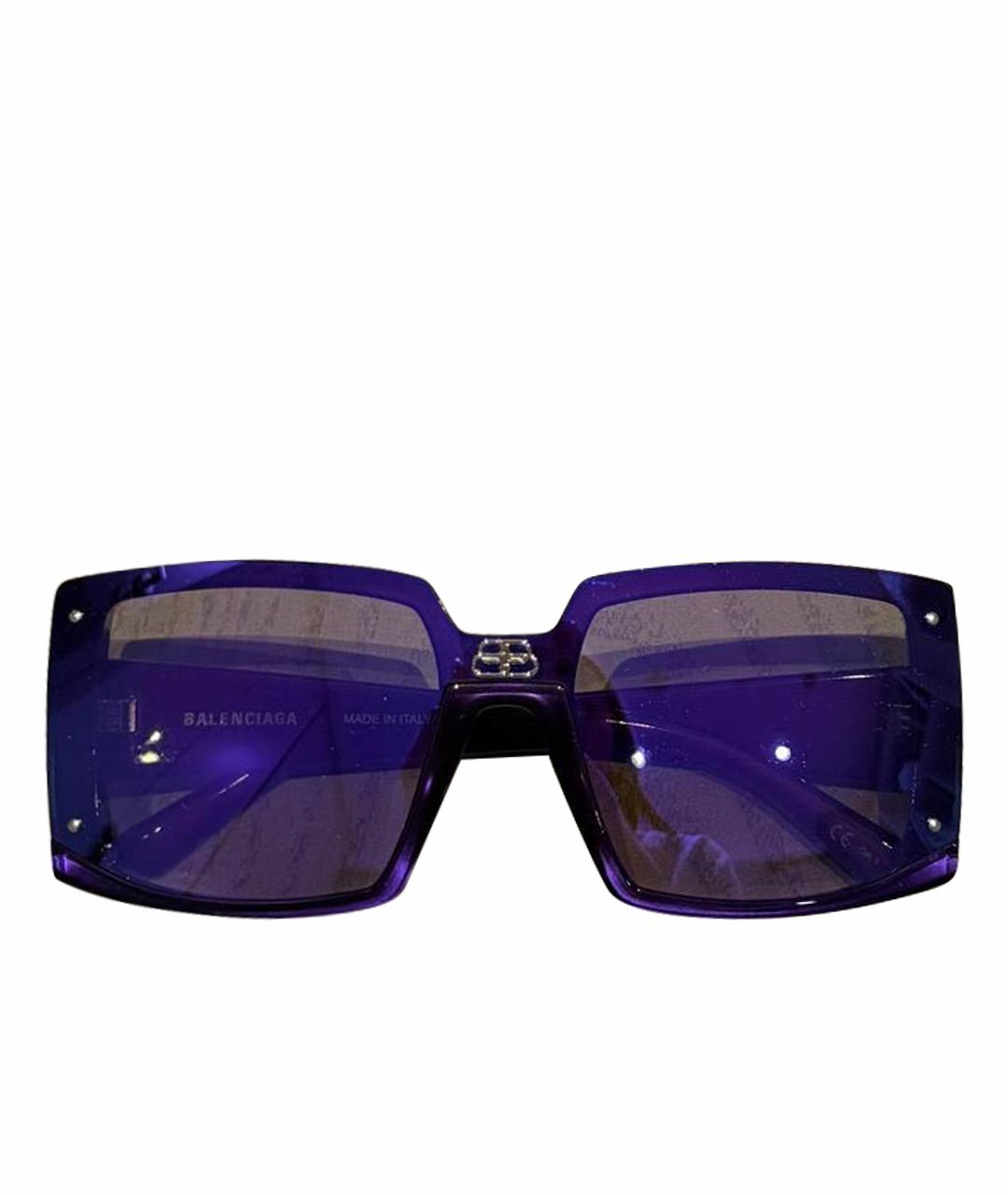 BALENCIAGA Фиолетовые солнцезащитные очки, фото 1