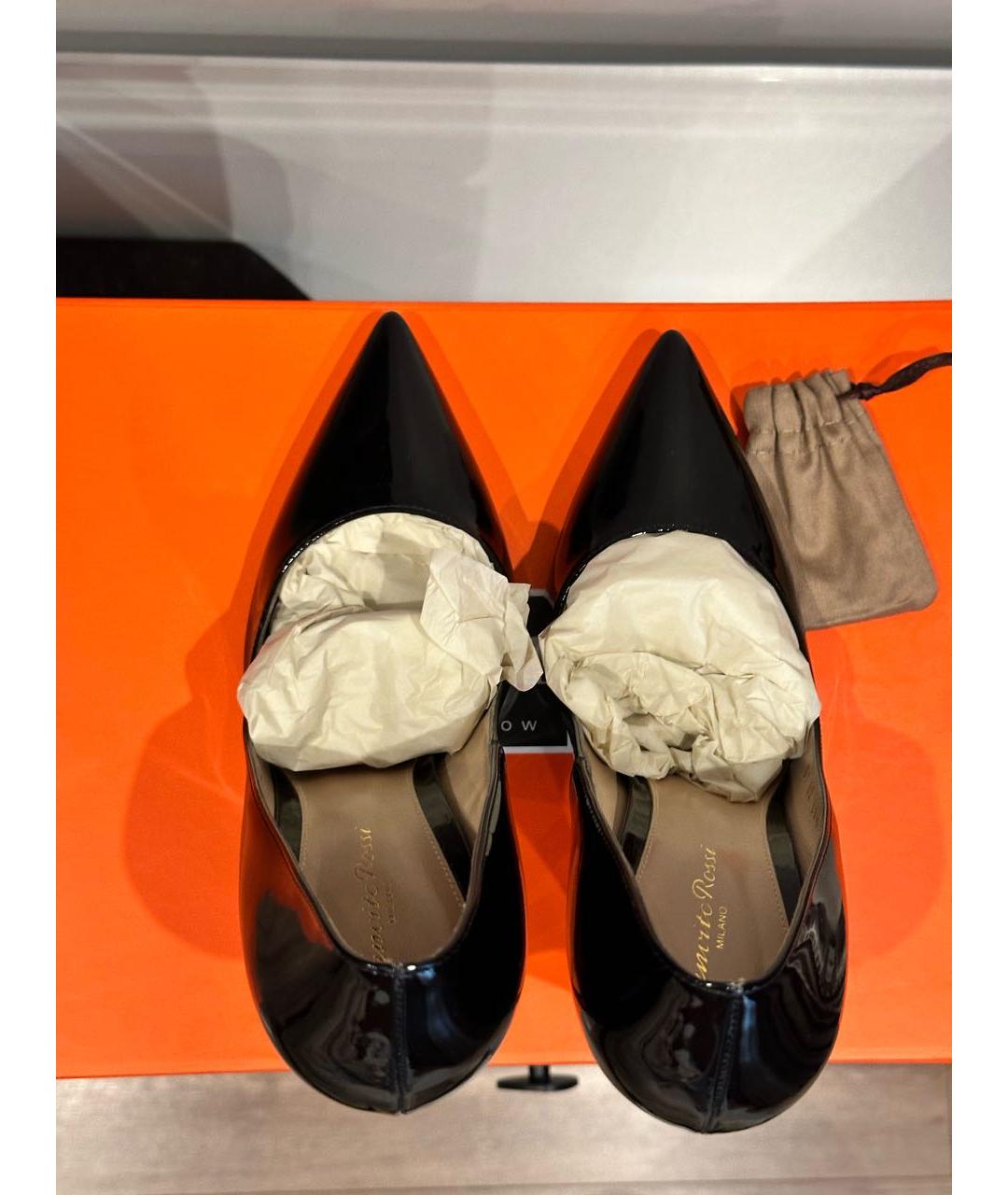 GIANVITO ROSSI Черные кожаные туфли, фото 3