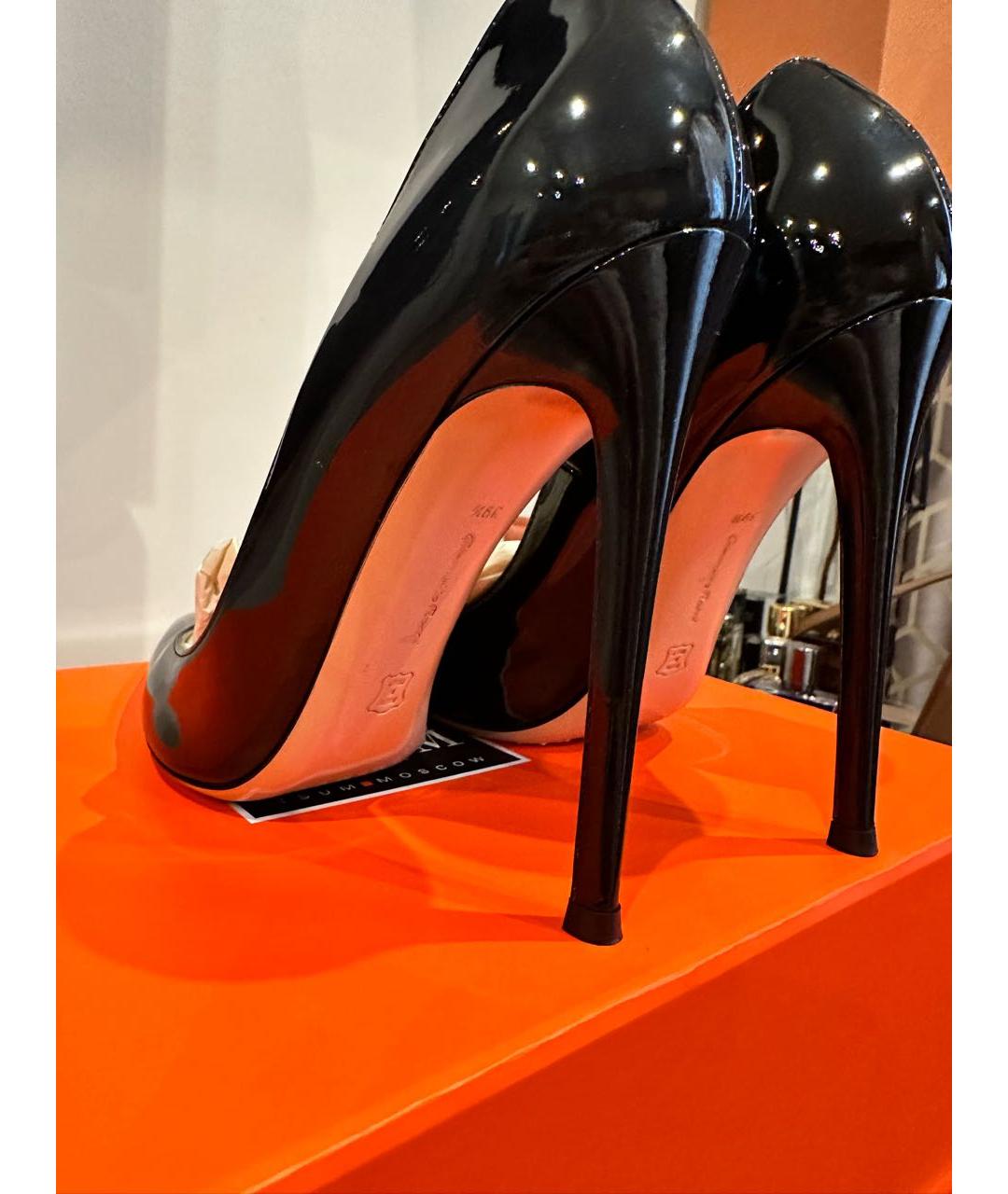 GIANVITO ROSSI Черные кожаные туфли, фото 5