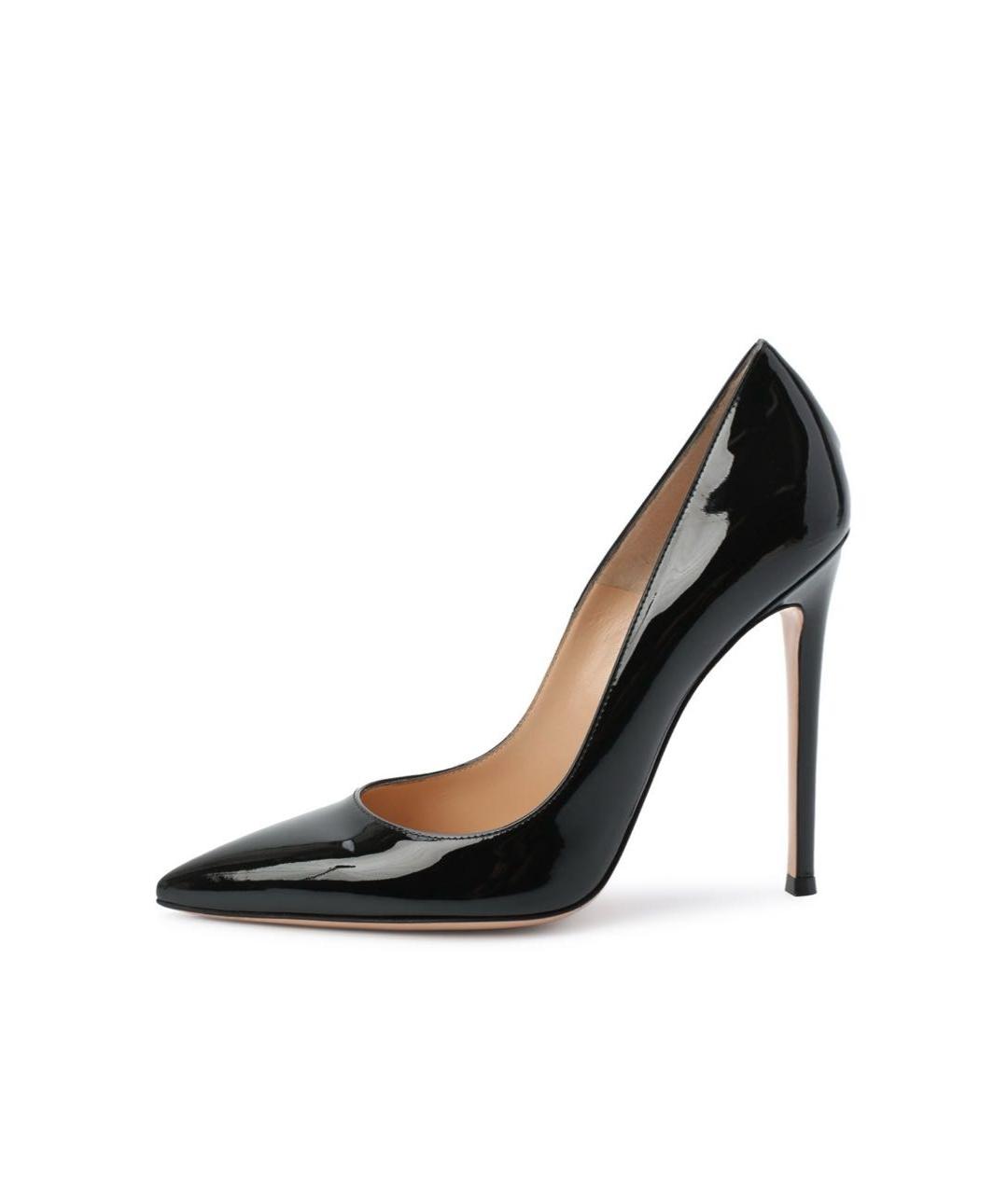 GIANVITO ROSSI Черные кожаные туфли, фото 8