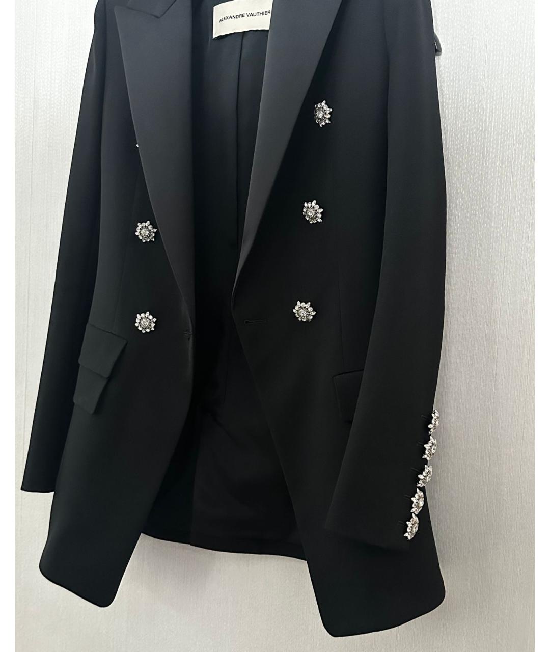 ALEXANDRE VAUTHIER Черный полиэстеровый жакет/пиджак, фото 2