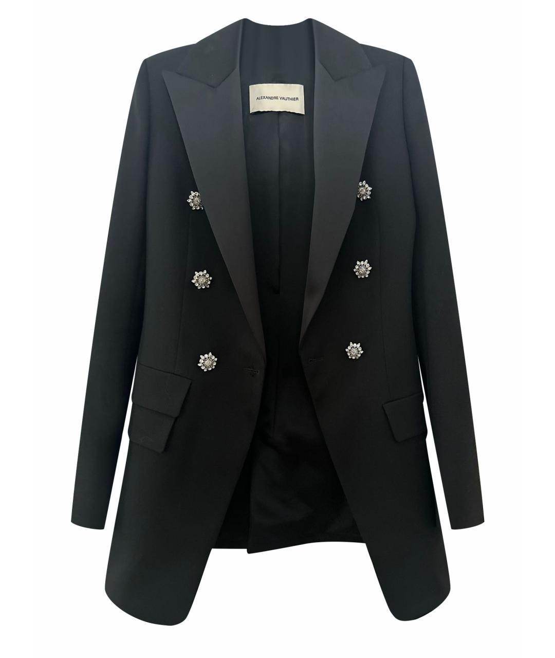 ALEXANDRE VAUTHIER Черный полиэстеровый жакет/пиджак, фото 1