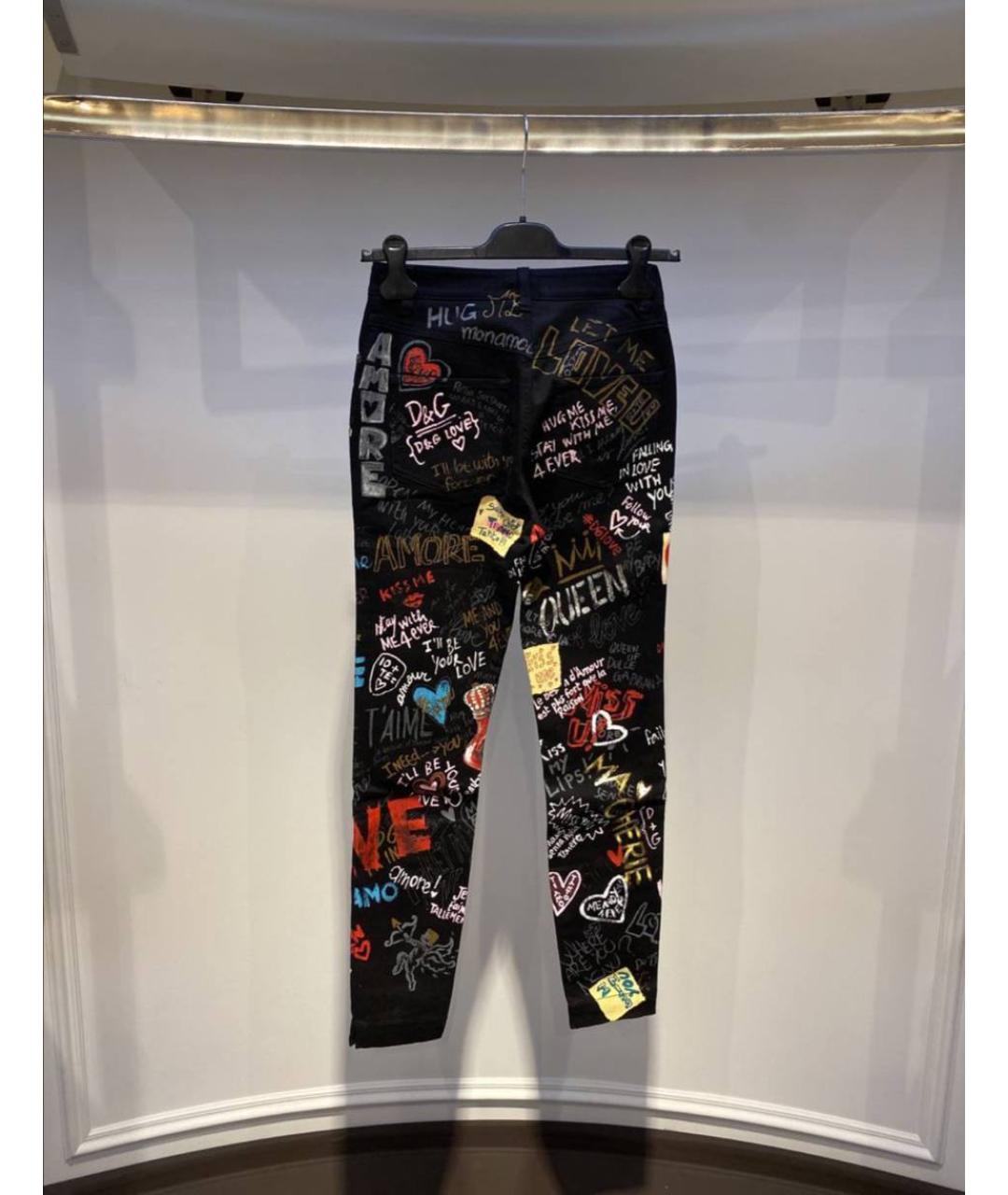 DOLCE&GABBANA Мульти джинсы слим, фото 2