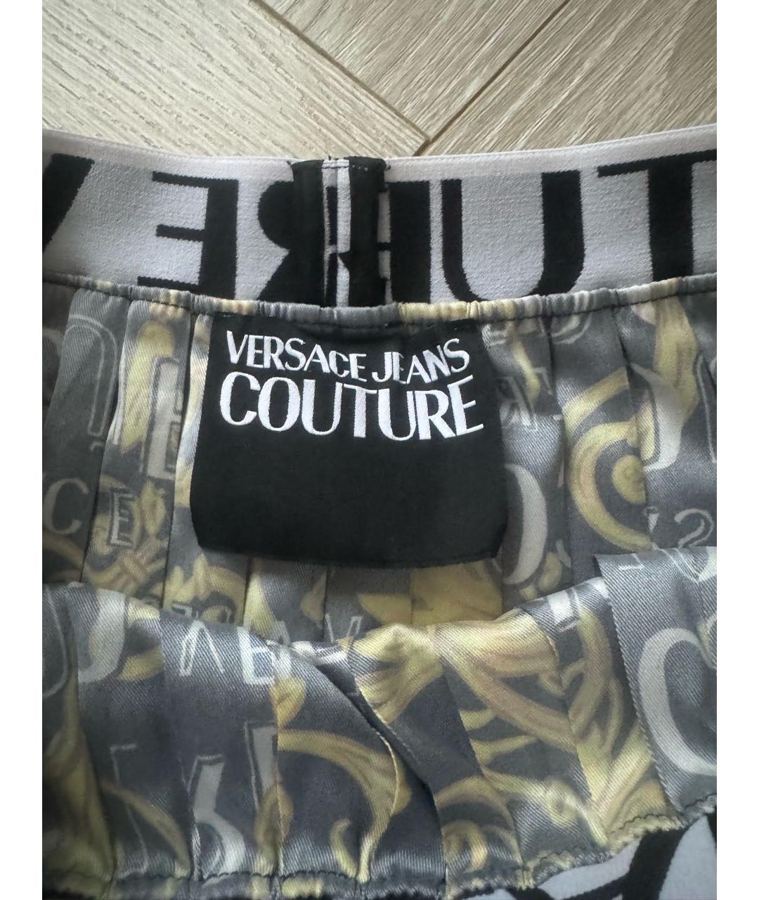 VERSACE JEANS COUTURE Мульти юбка миди, фото 2