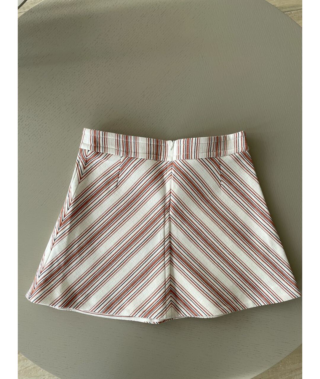 SEE BY CHLOE Бежевая хлопковая юбка мини, фото 2