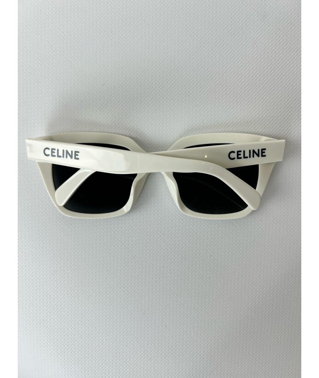 CELINE Белые солнцезащитные очки, фото 2