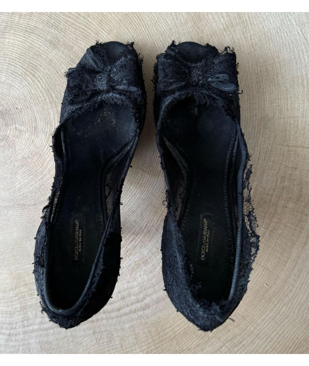 DOLCE&GABBANA Черные туфли, фото 3