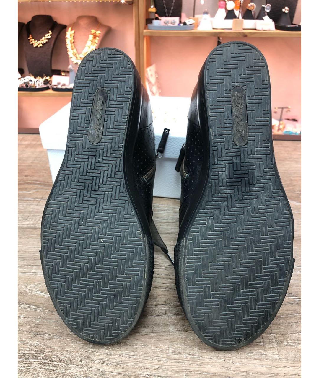 DKNY Черные кожаные ботинки, фото 5