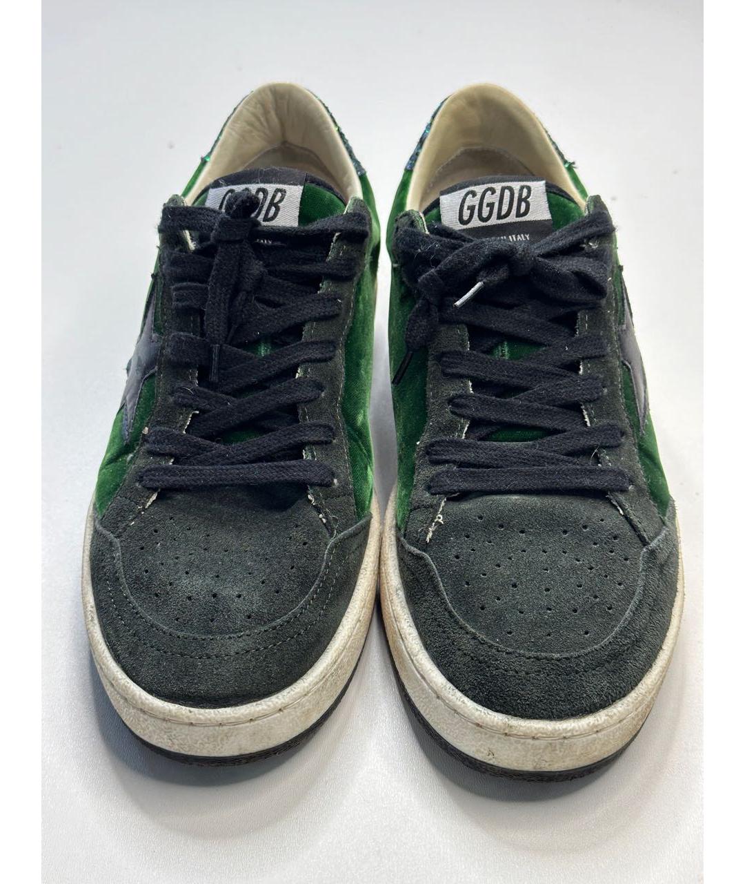 GOLDEN GOOSE DELUXE BRAND Зеленые кеды, фото 2