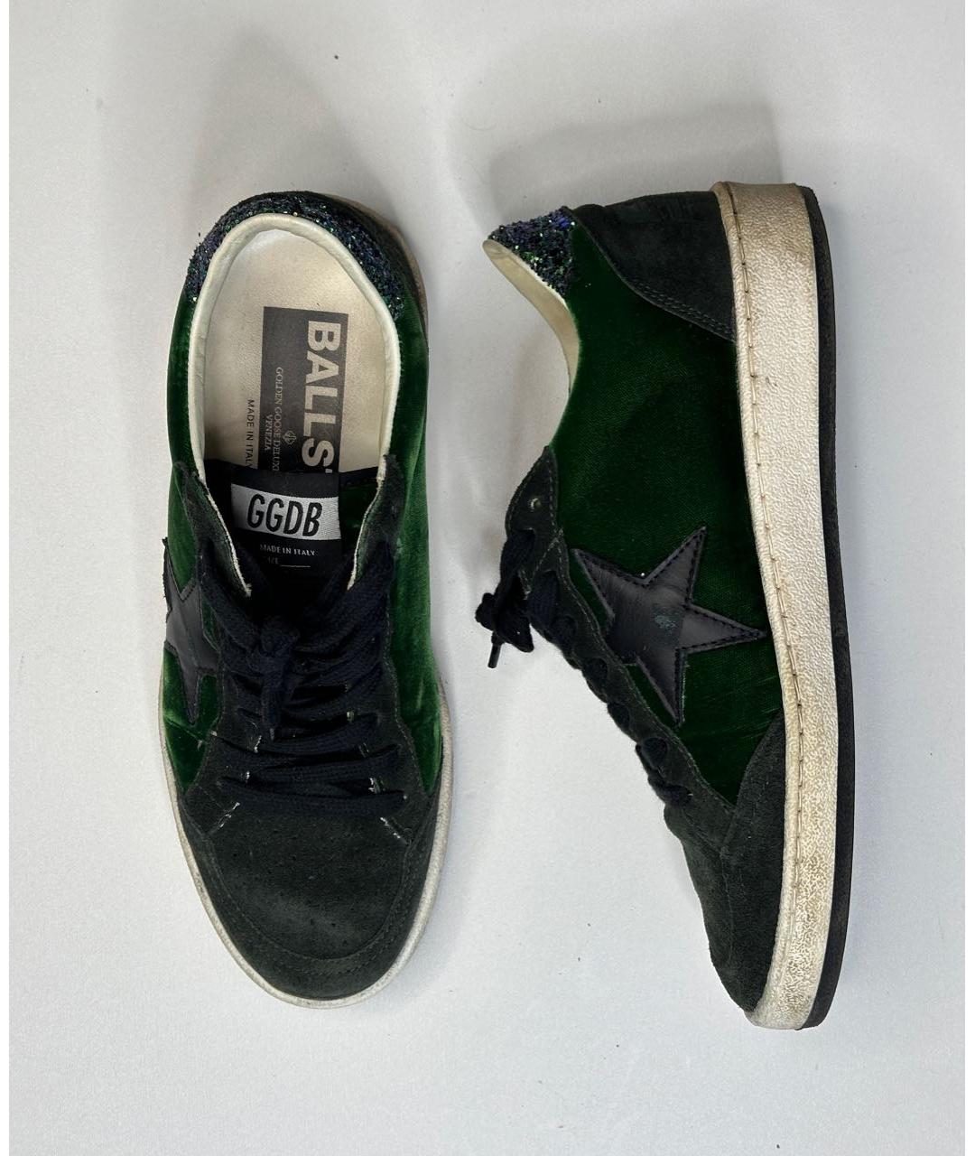 GOLDEN GOOSE DELUXE BRAND Зеленые кеды, фото 3