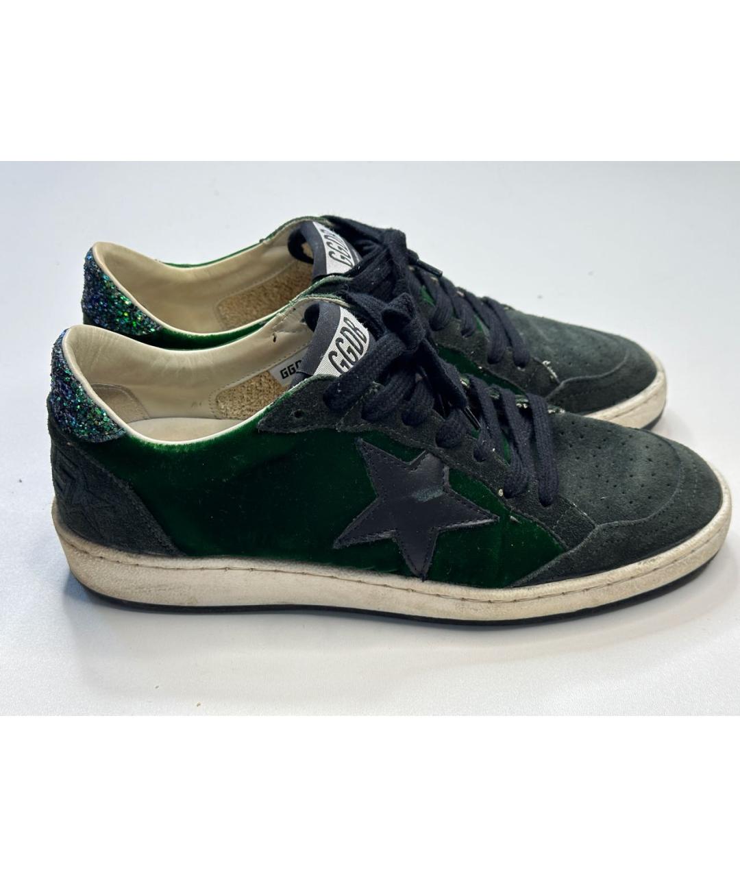 GOLDEN GOOSE DELUXE BRAND Зеленые кеды, фото 8