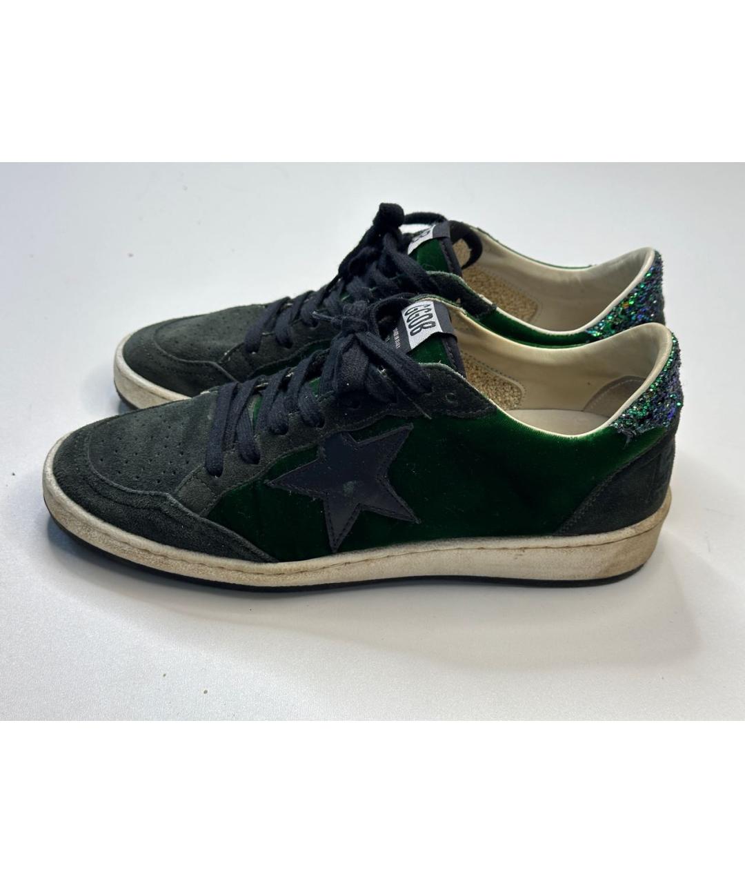 GOLDEN GOOSE DELUXE BRAND Зеленые кеды, фото 7