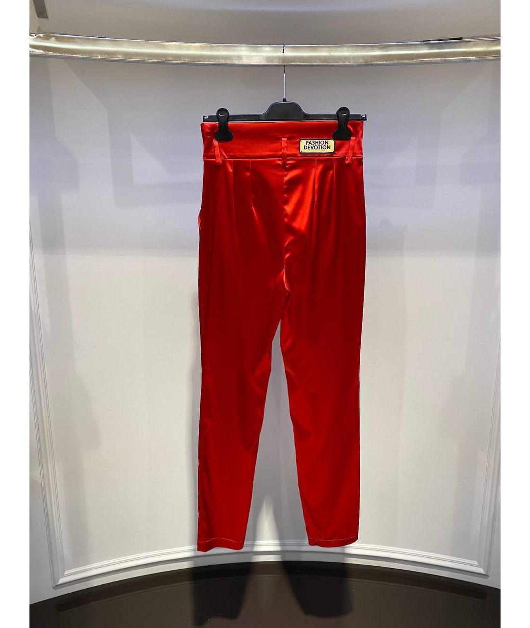 DOLCE&GABBANA Красные брюки узкие, фото 2