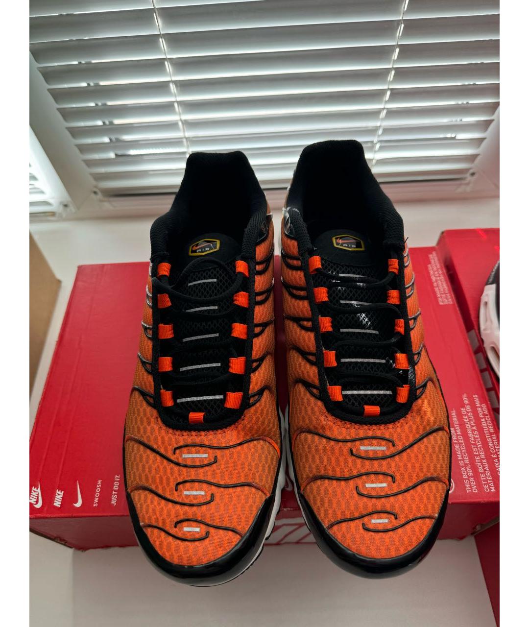 NIKE Оранжевое низкие кроссовки / кеды, фото 3