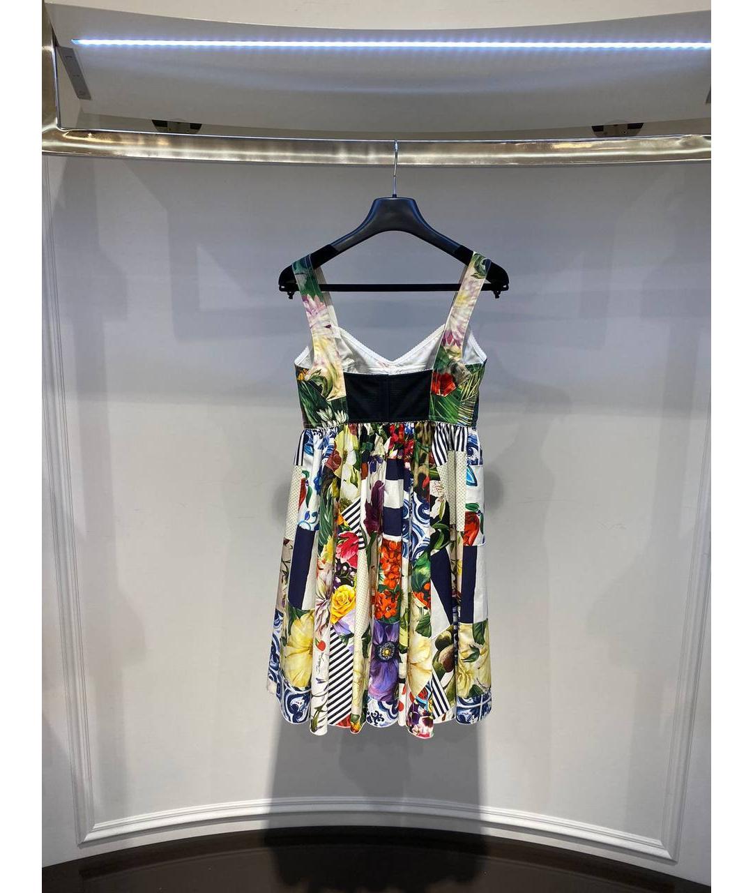 DOLCE&GABBANA Мульти повседневное платье, фото 2