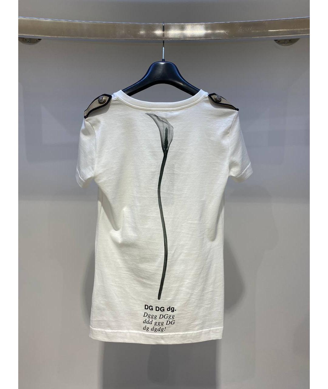 DOLCE&GABBANA Белая футболка, фото 2