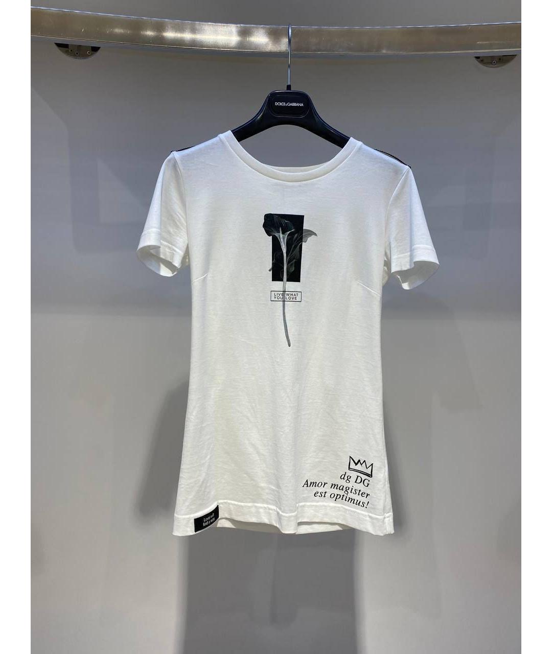 DOLCE&GABBANA Белая футболка, фото 3