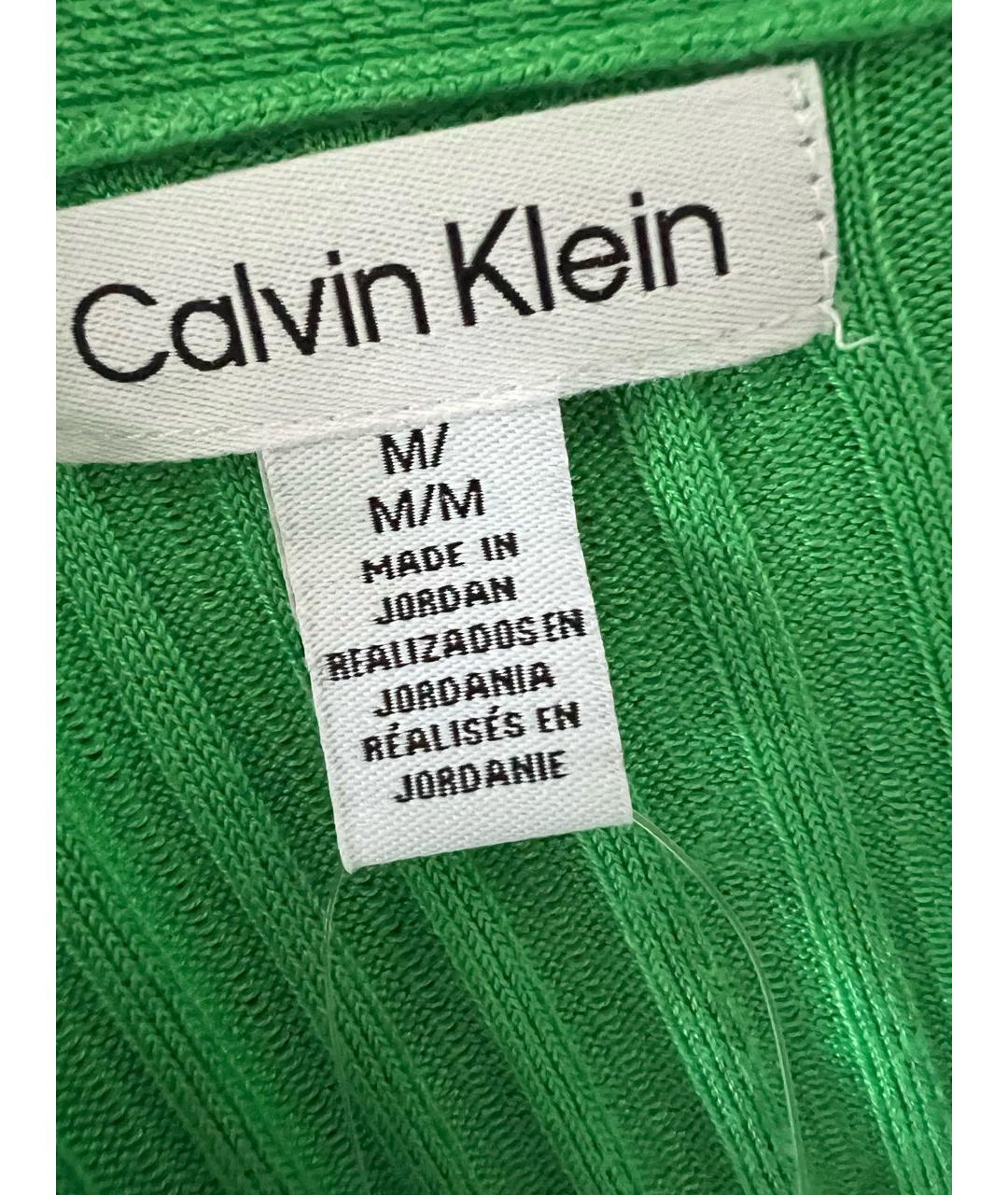 CALVIN KLEIN Зеленый кардиган, фото 3