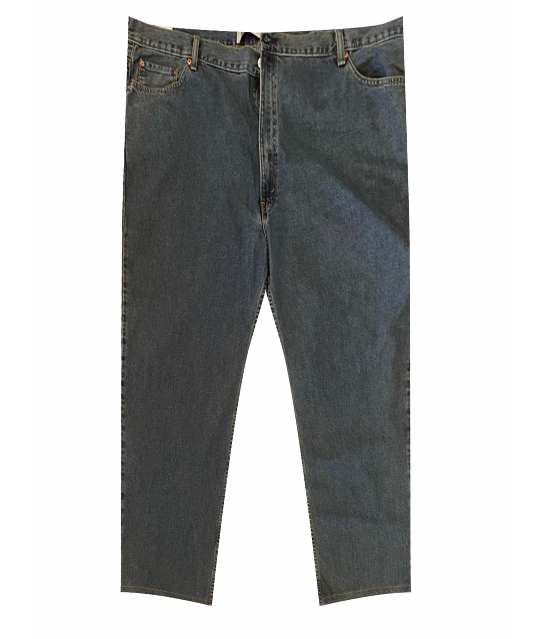 LEVI'S Темно-синие хлопковые джинсы, фото 1