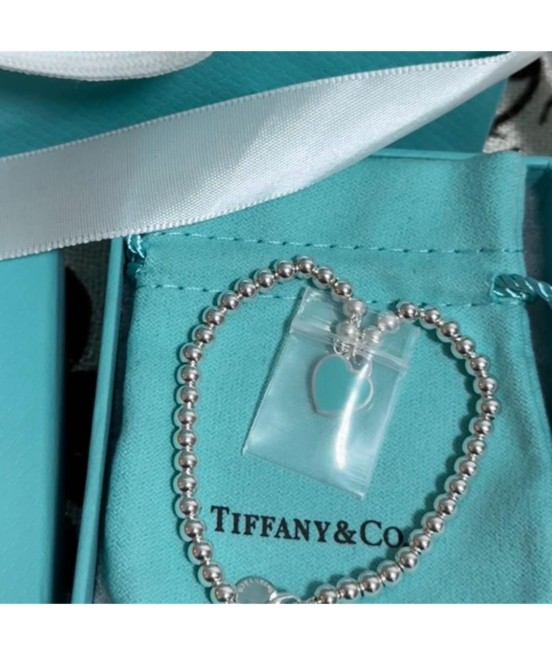 TIFFANY&CO Бирюзовый серебряный браслет, фото 3