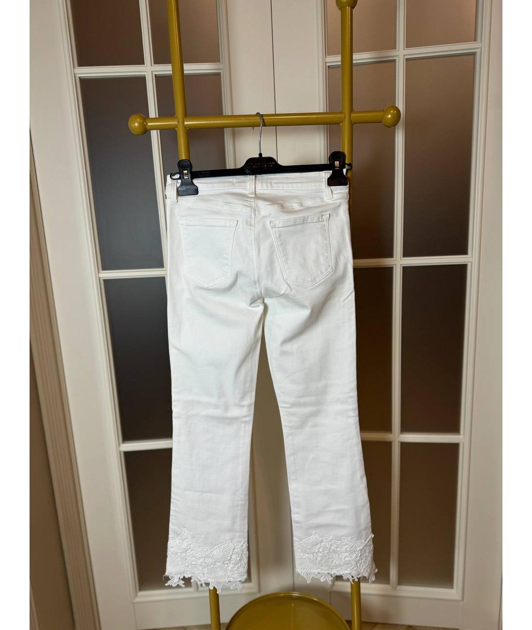 JBRAND Белые прямые джинсы, фото 2