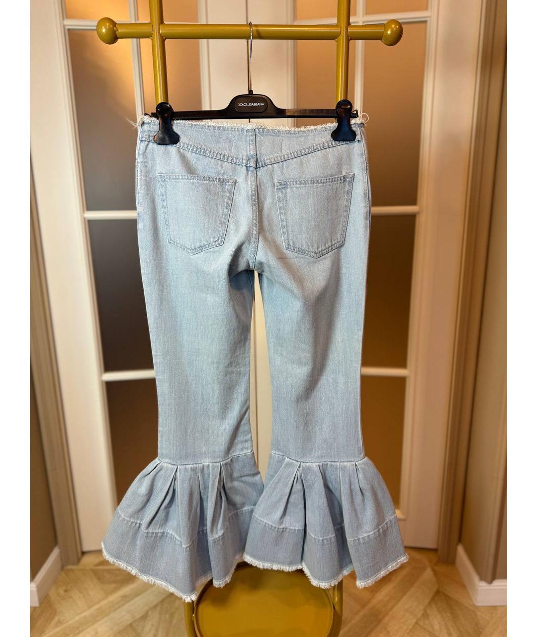 MARQUES' ALMEIDA Голубые джинсы клеш, фото 2