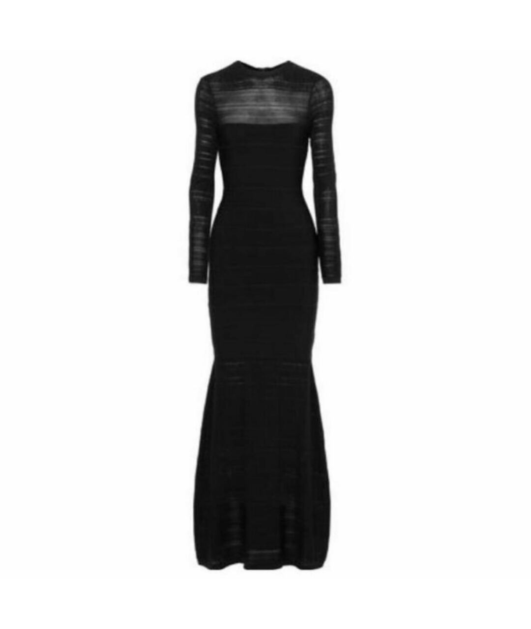 HERVE LEGER Черное вечернее платье, фото 1