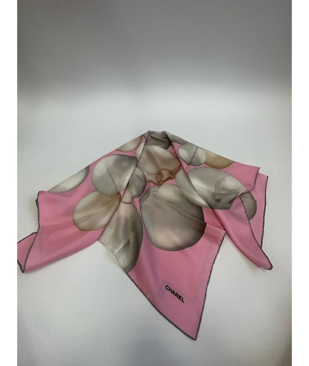 CHANEL Мульти шелковый платок, фото 7