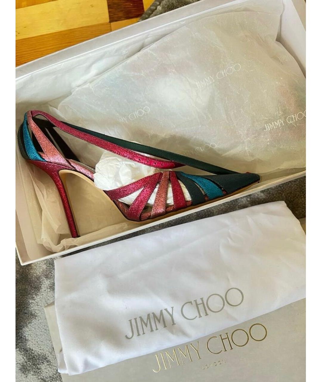 JIMMY CHOO Мульти кожаные туфли, фото 6