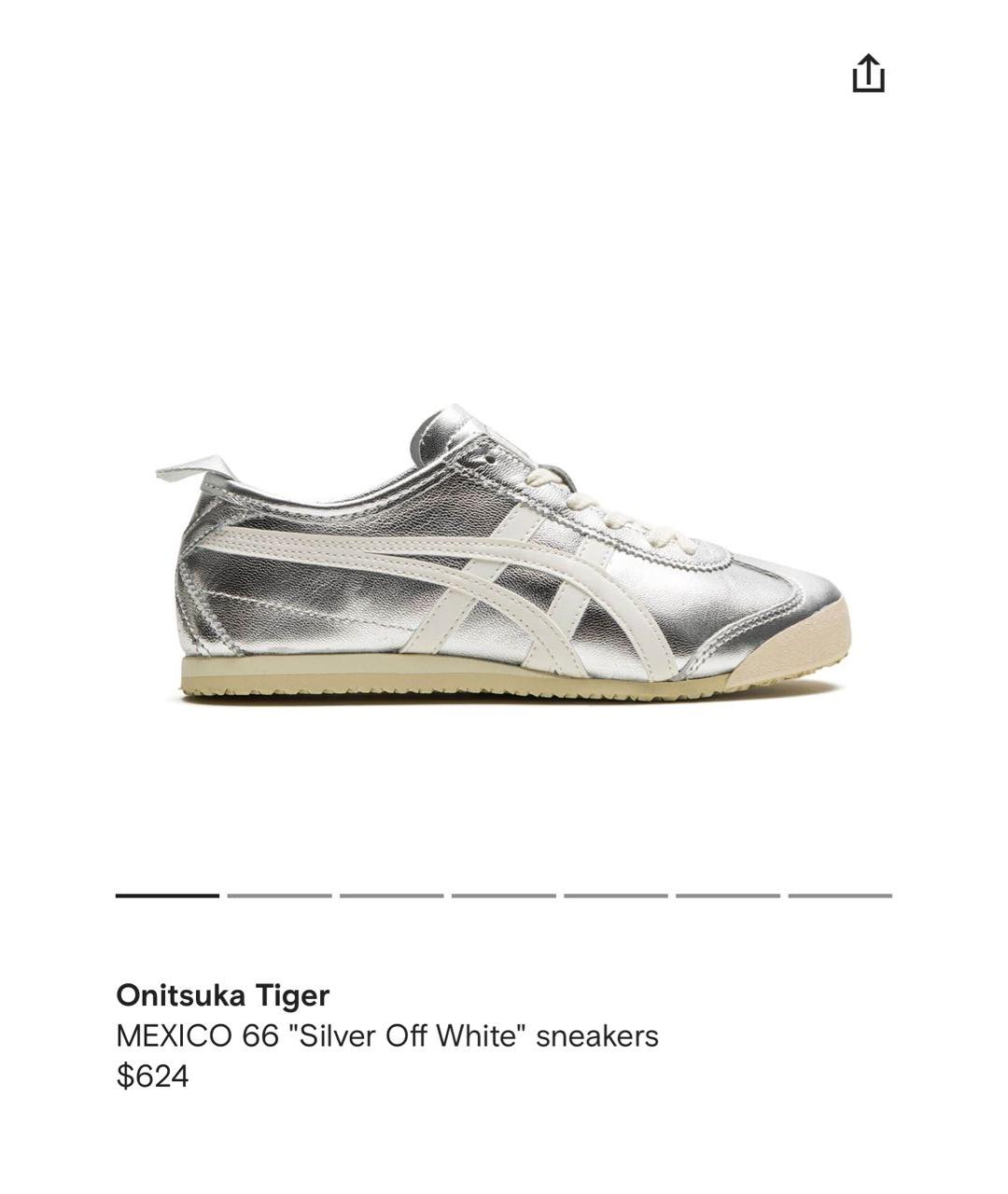 ONITSUKA TIGER Серебряные кроссовки, фото 6