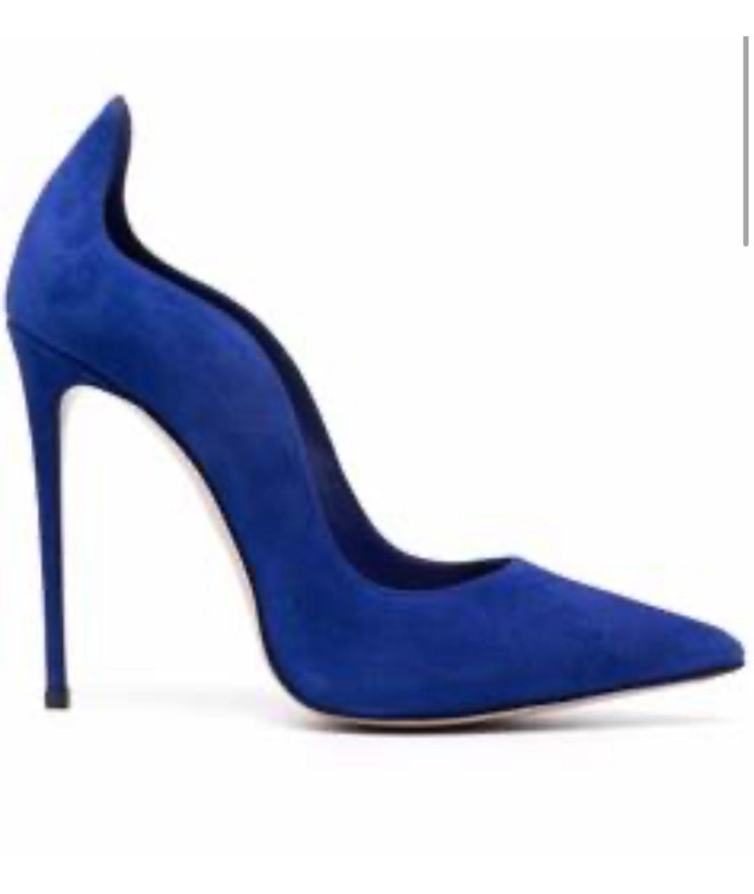 LE SILLA Синие замшевые туфли, фото 6