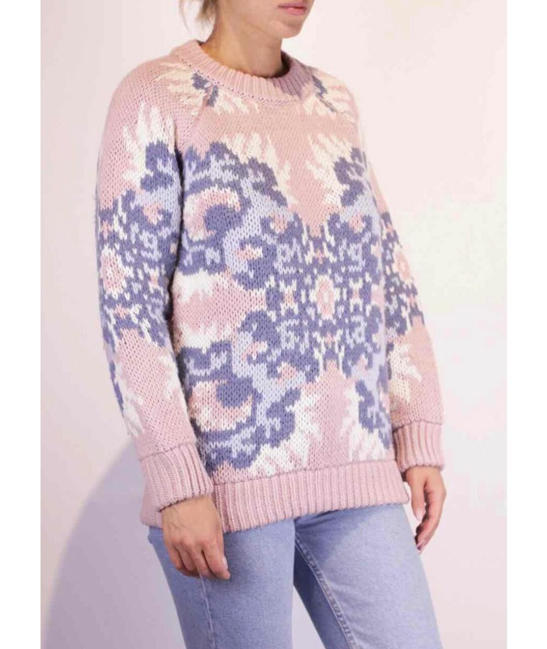TAK.ORI Розовый шерстяной джемпер / свитер, фото 3