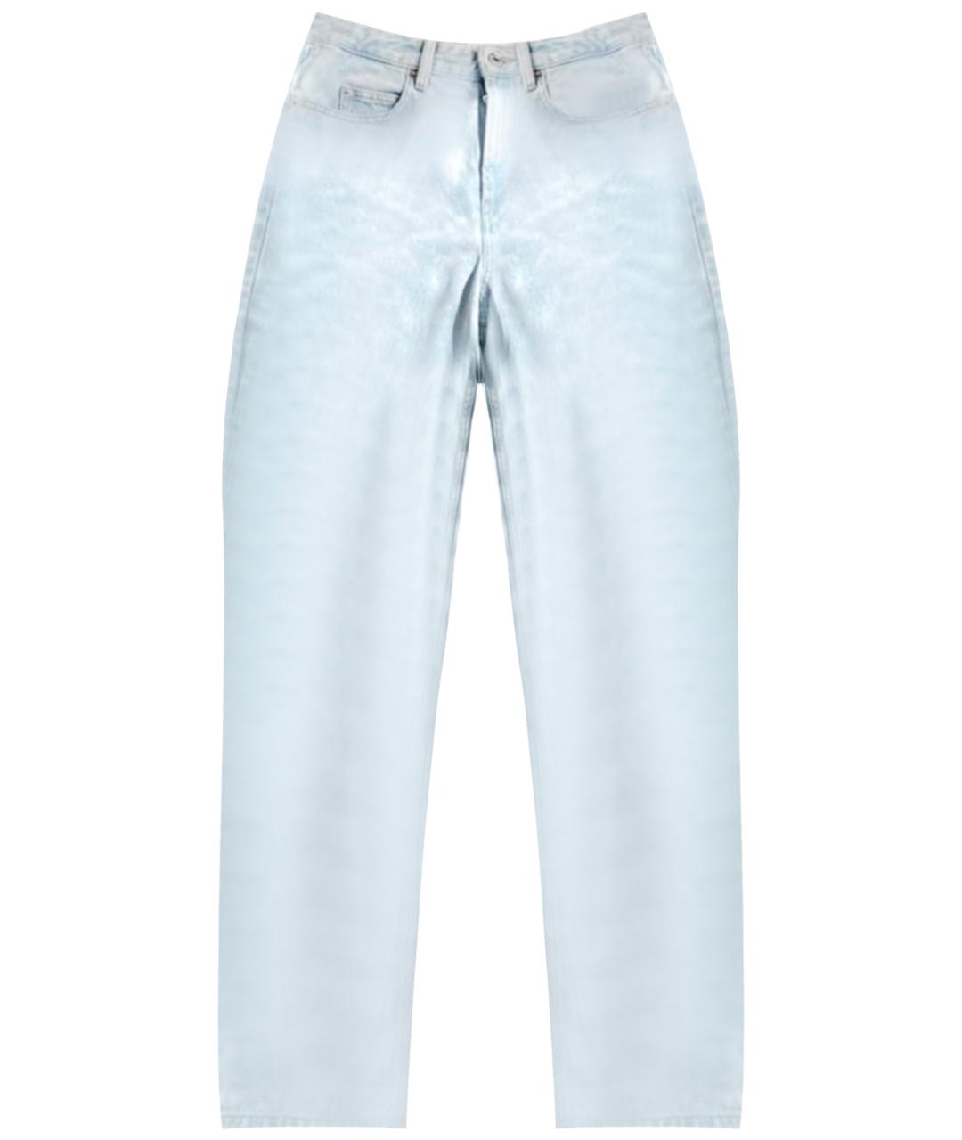 ISABEL MARANT ETOILE Голубые хлопковые джинсы слим, фото 1