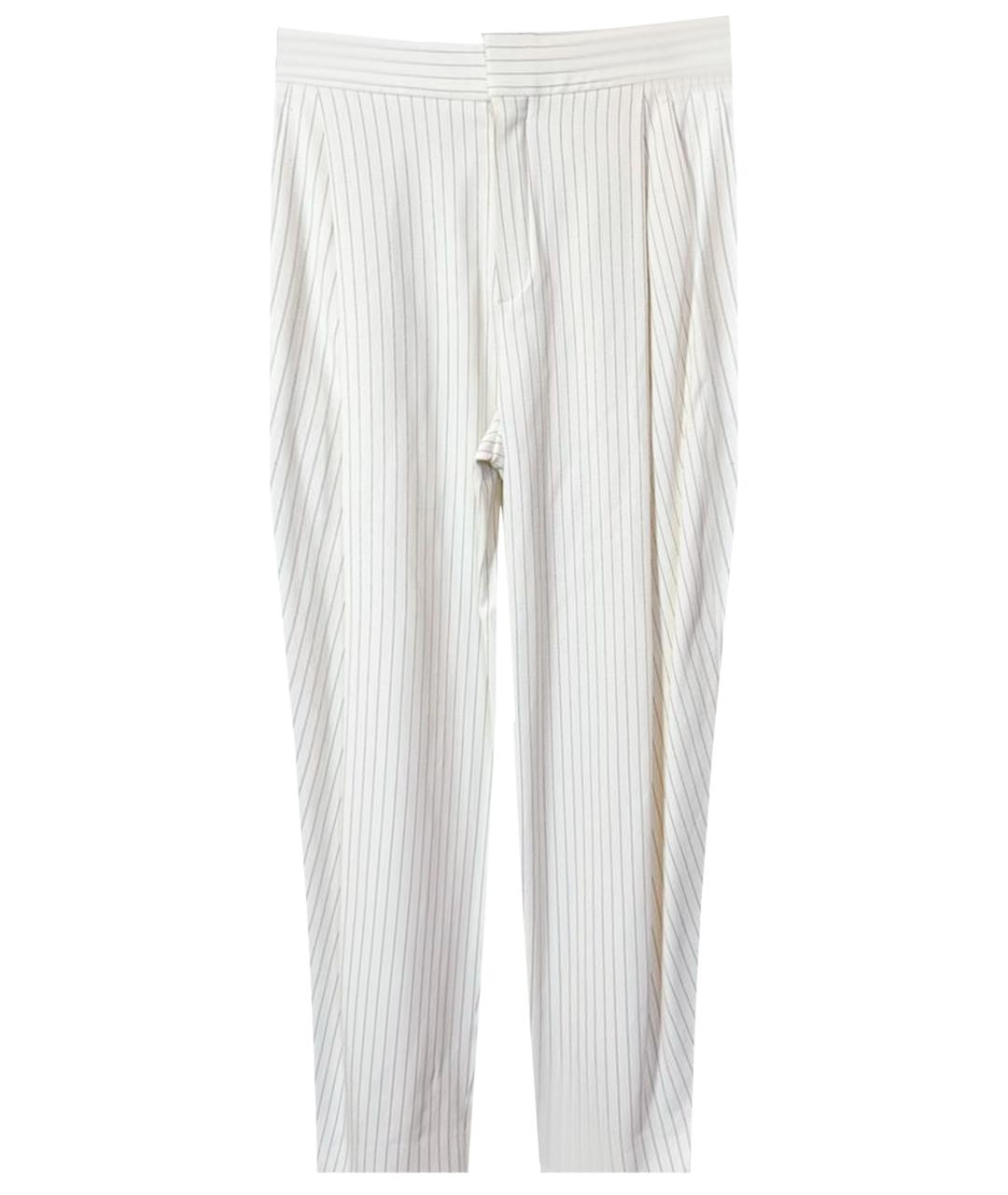CHLOE Белые прямые брюки, фото 1