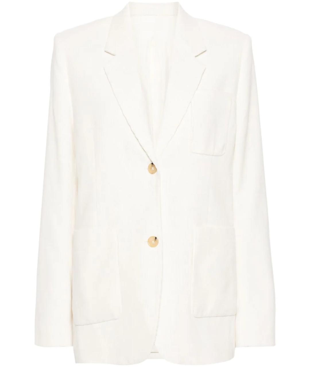 TOTEME Белый хлопковый жакет/пиджак, фото 1