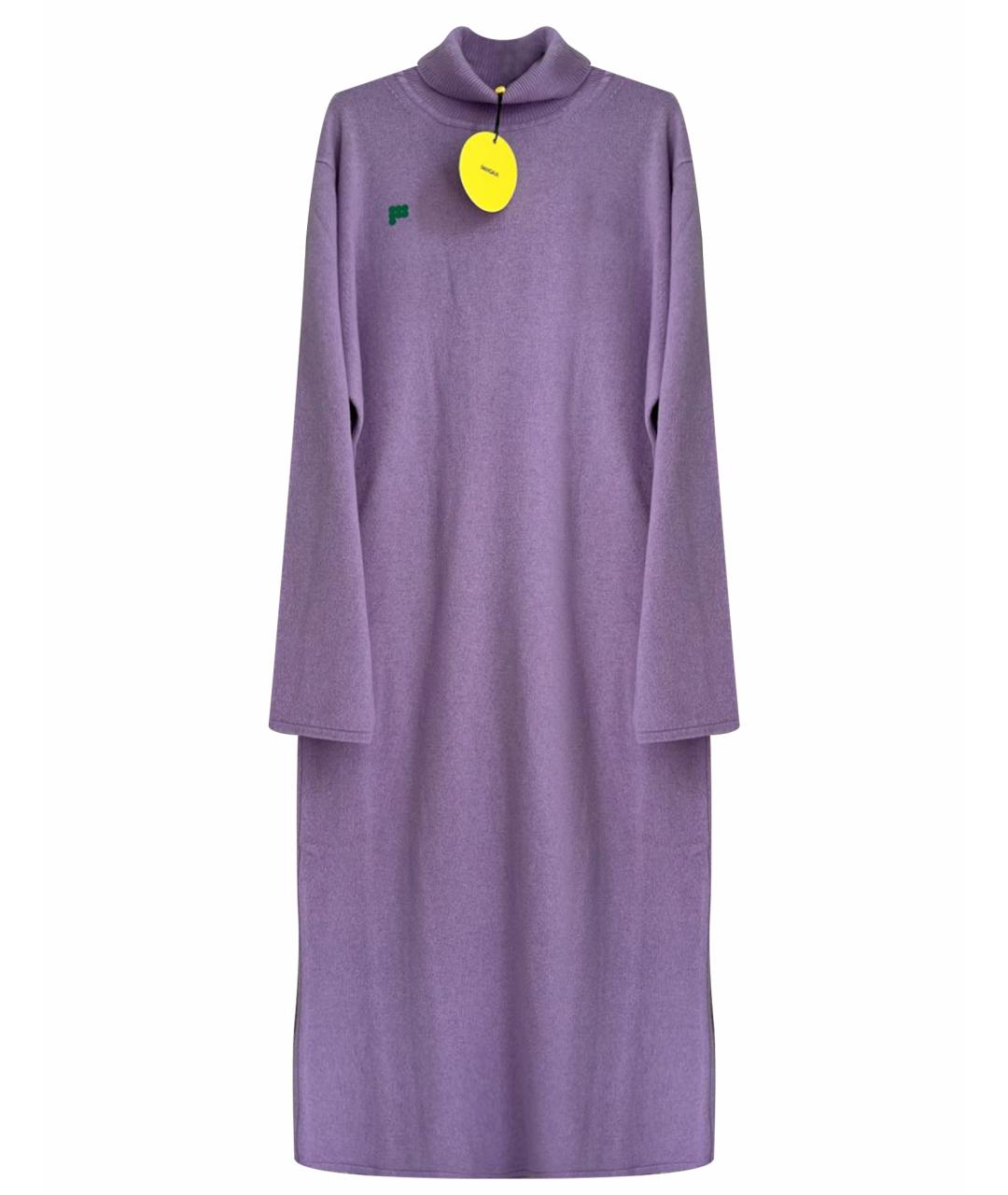 THE PANGAIA Фиолетовое кашемировое повседневное платье, фото 1