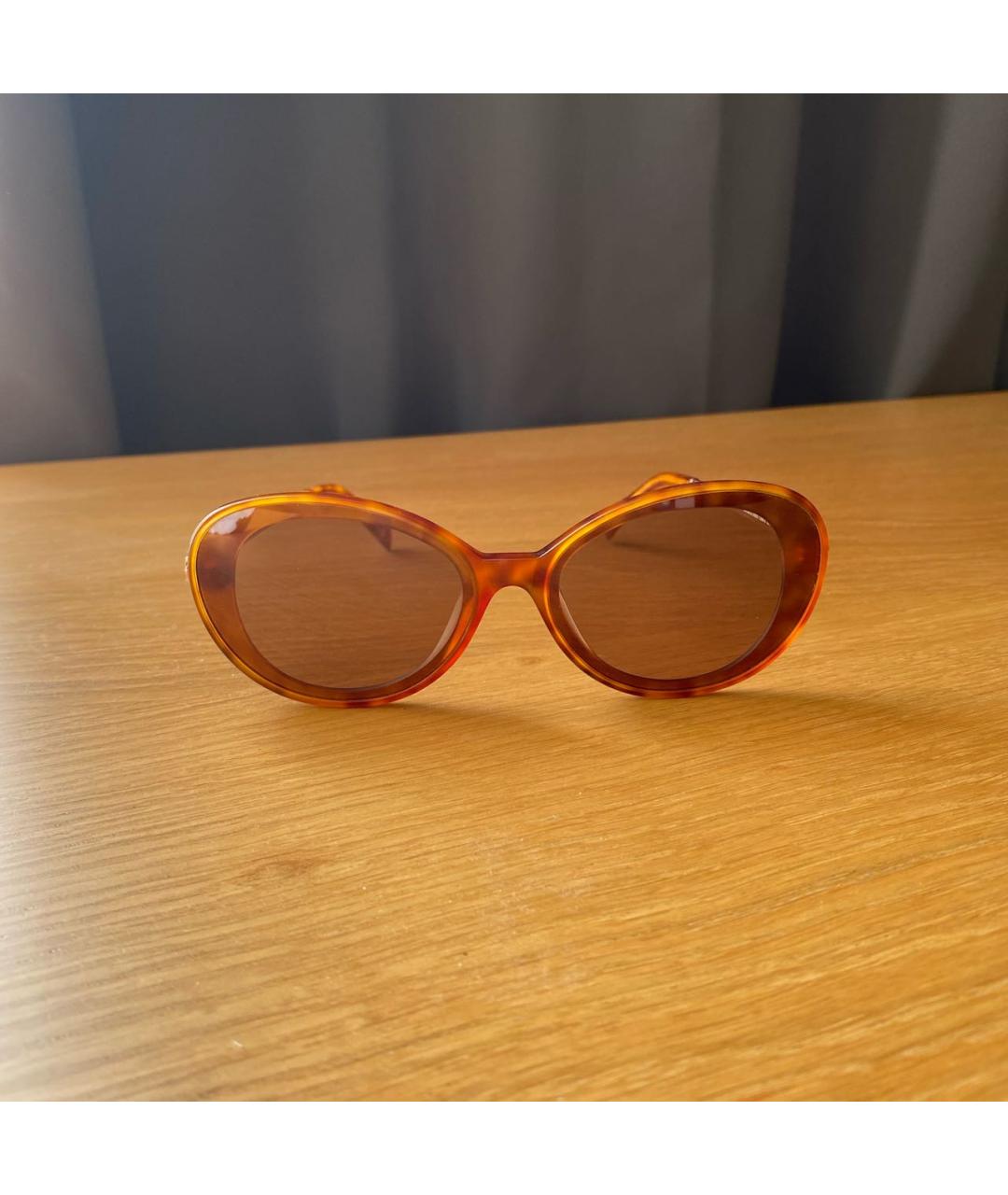 MAX&CO Коричневые солнцезащитные очки из рога буйвола, фото 7