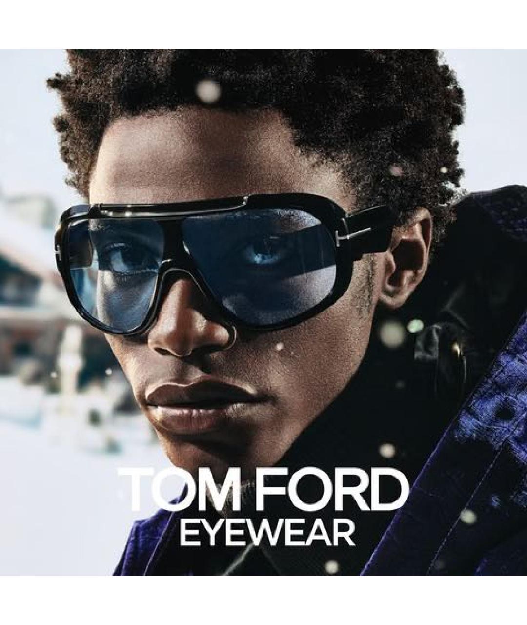 TOM FORD Черные пластиковые солнцезащитные очки, фото 3