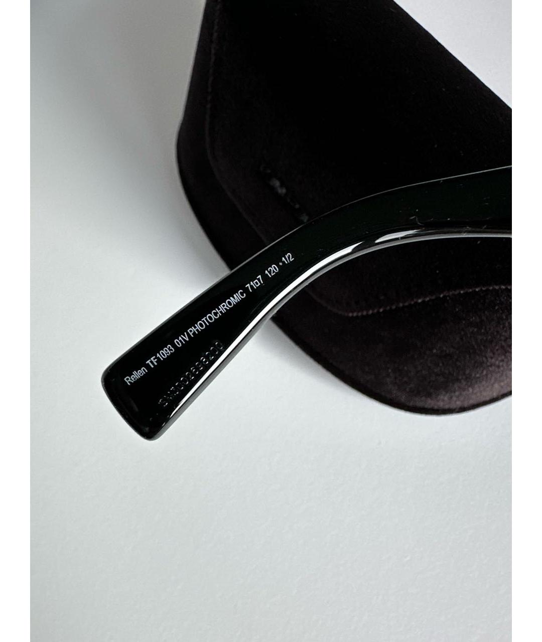 TOM FORD Черные пластиковые солнцезащитные очки, фото 8