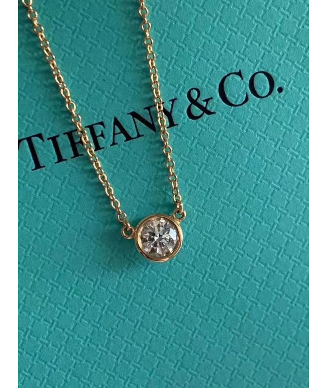 TIFFANY&CO Золотая подвеска из желтого золота, фото 7