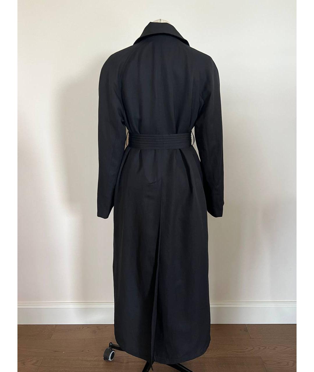 LEMAIRE Черное шерстяное пальто, фото 2