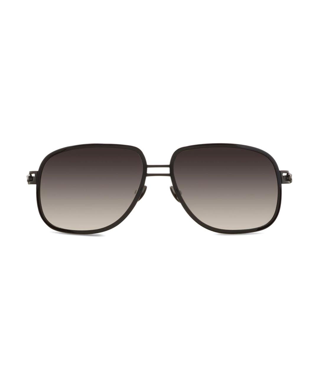 STEFANO RICCI Черные металлические солнцезащитные очки, фото 1