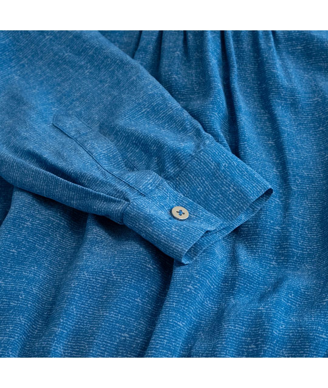 DIANE VON FURSTENBERG Голубой шелковый комбинезон, фото 5